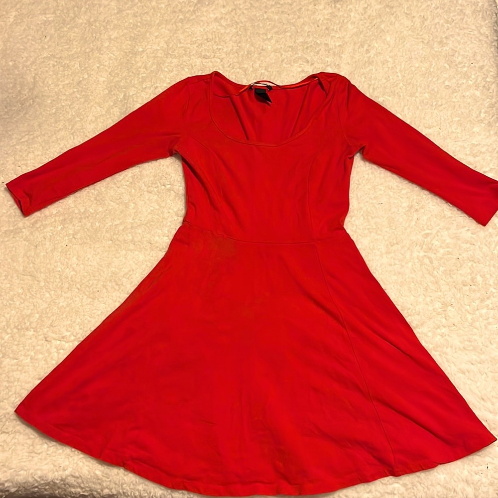 Cute red dress